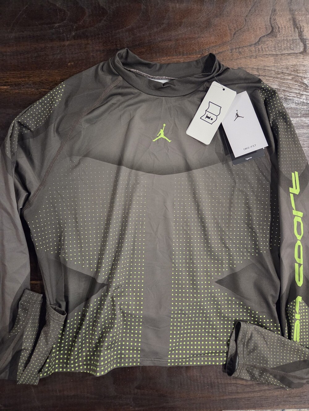 Nike Jordan Women's Sport Dri-Fit Graphic Top Jersey Size Large